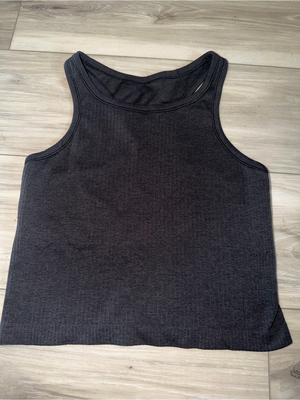 lululemon athletica Women's Dark Charcoal Ribbed Tank